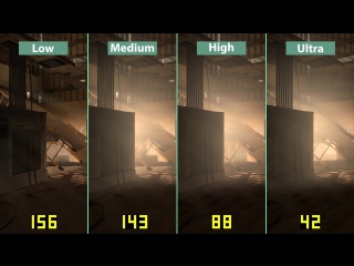 comparison graphics deus ex: mankind divided pc low vs. medium vs. high vs. ultra pc