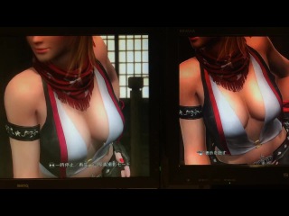 female breasts from the new dead or alive for ps3 and ps4 were compared on video